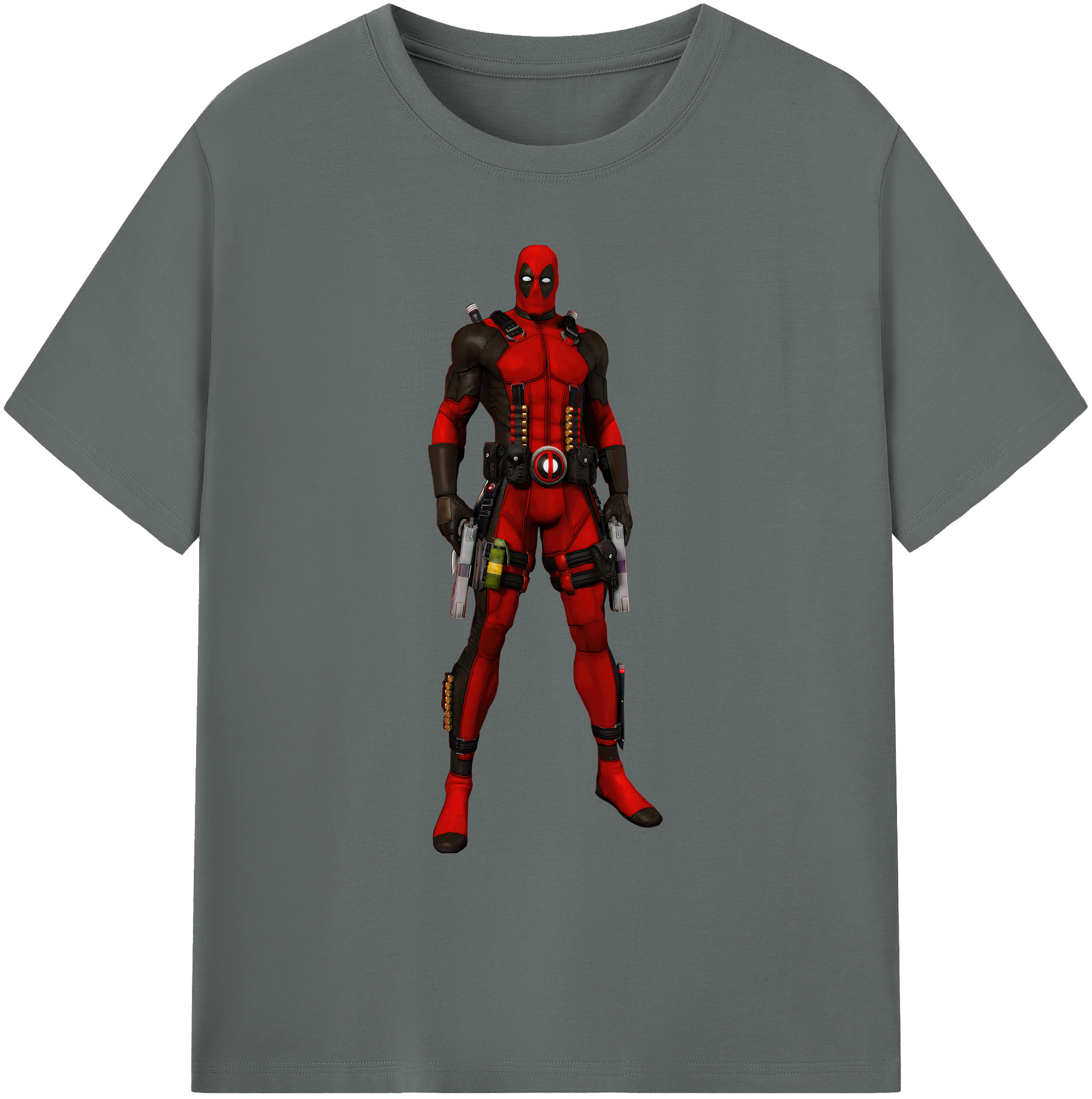 （画像用） Deadpool デッドプール 綿100％ メンズ半袖Tシャツ｜肌触りやわらか＆通気性
